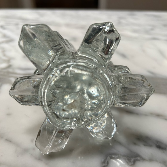 🔴SOLD 6 1/4 inch Vintage Clear Art Glass Tree
Christmas Tree - Picture 6 of 7